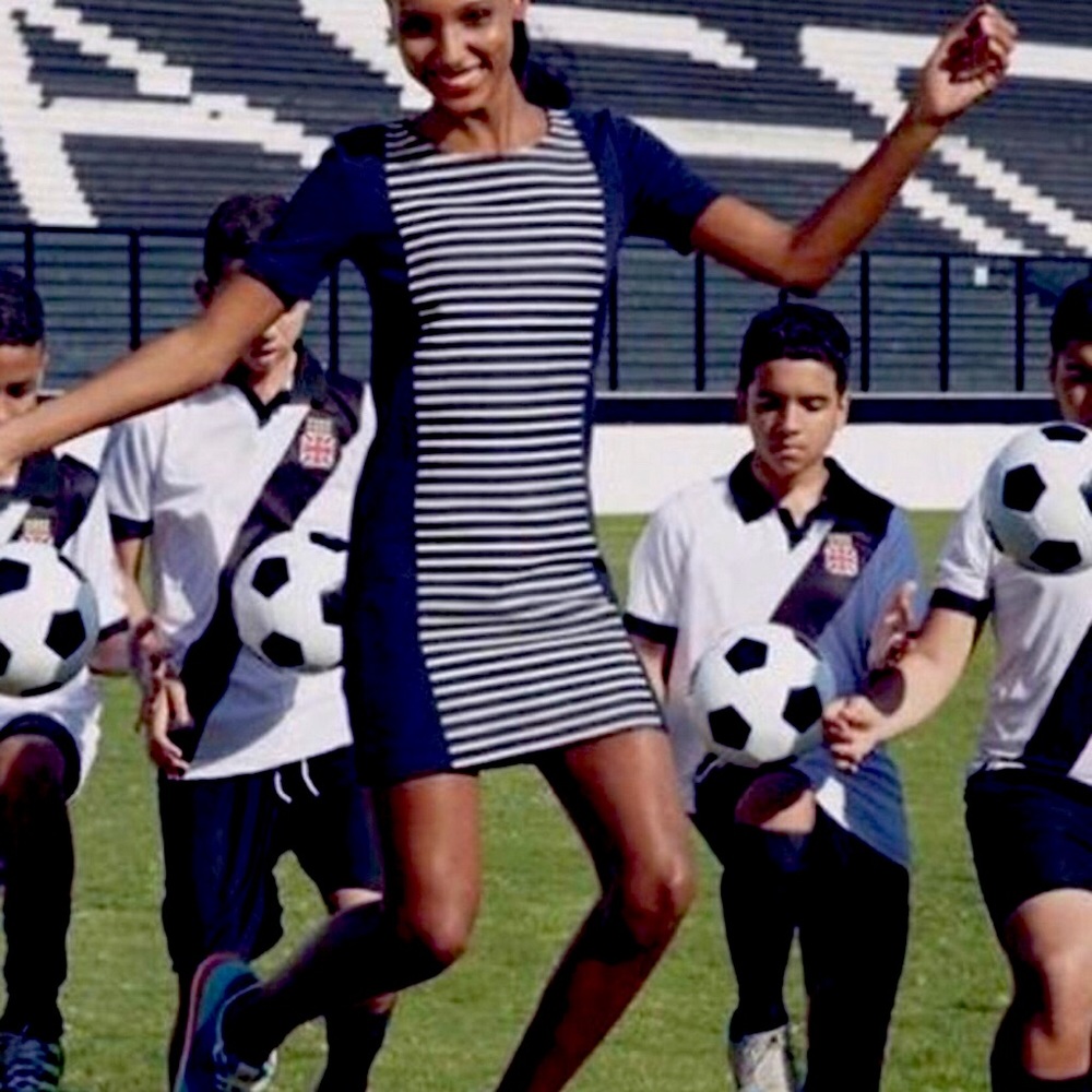 J.Crew | 00 | Navy Stripe Shift Dress